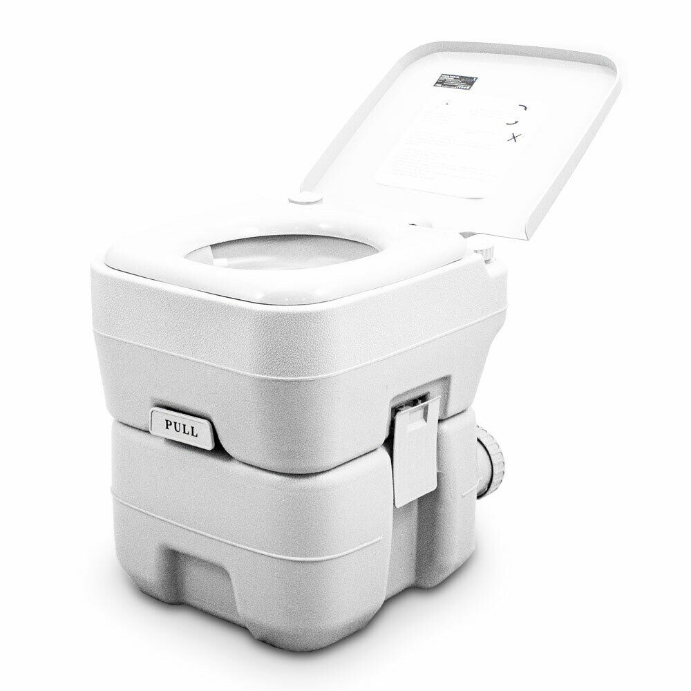 Mobilní toaleta WC Přenosná pro karavan Kemping stan/domek 20L MS17633